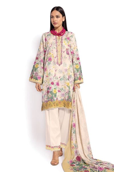 KHAADI UNSTITCHED LAWN 3 Piece BLA240710A