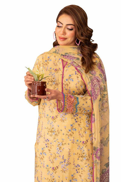 GUL AHMED Unstitched Printed Lawn Suit