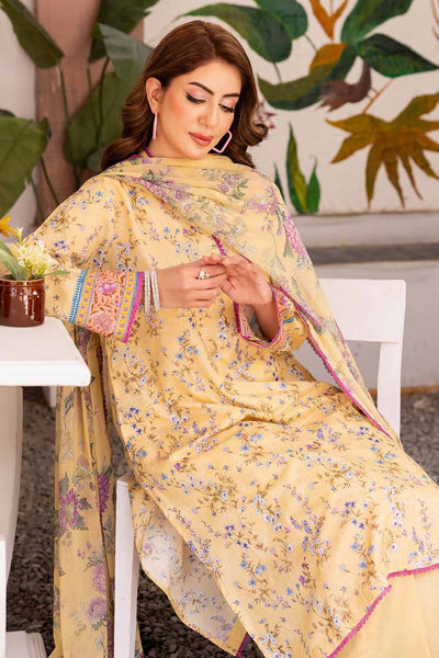 GUL AHMED Unstitched Printed Lawn Suit