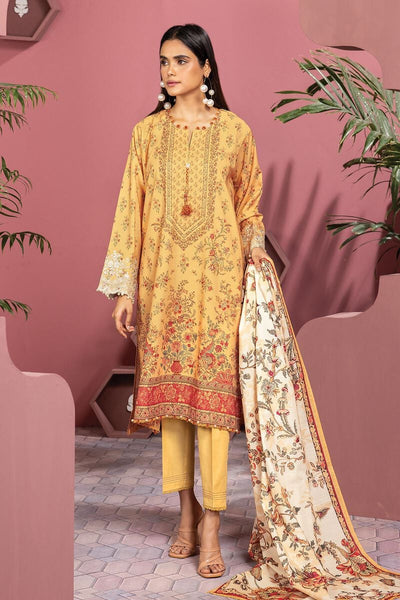 KHAADI EMBROIDERED SLUB LAWN PRET