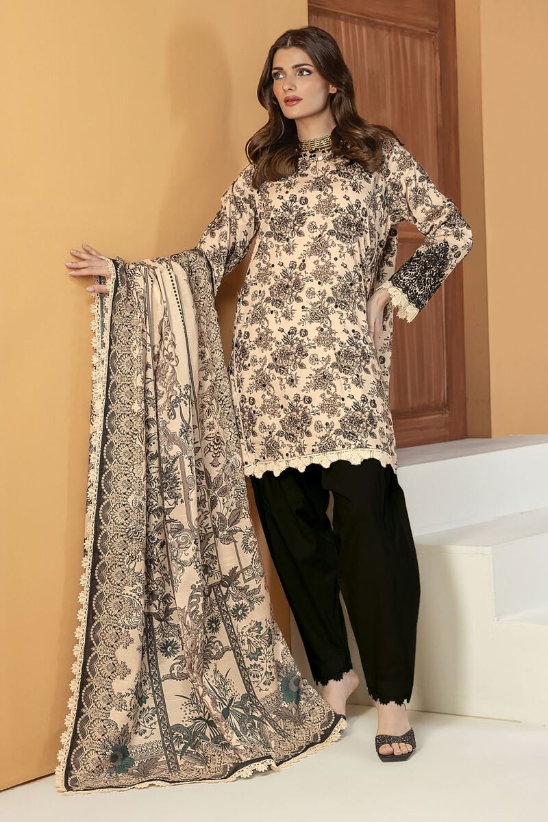 KHAADI UNSTITCHED LAWN 3 Piece BSL240304