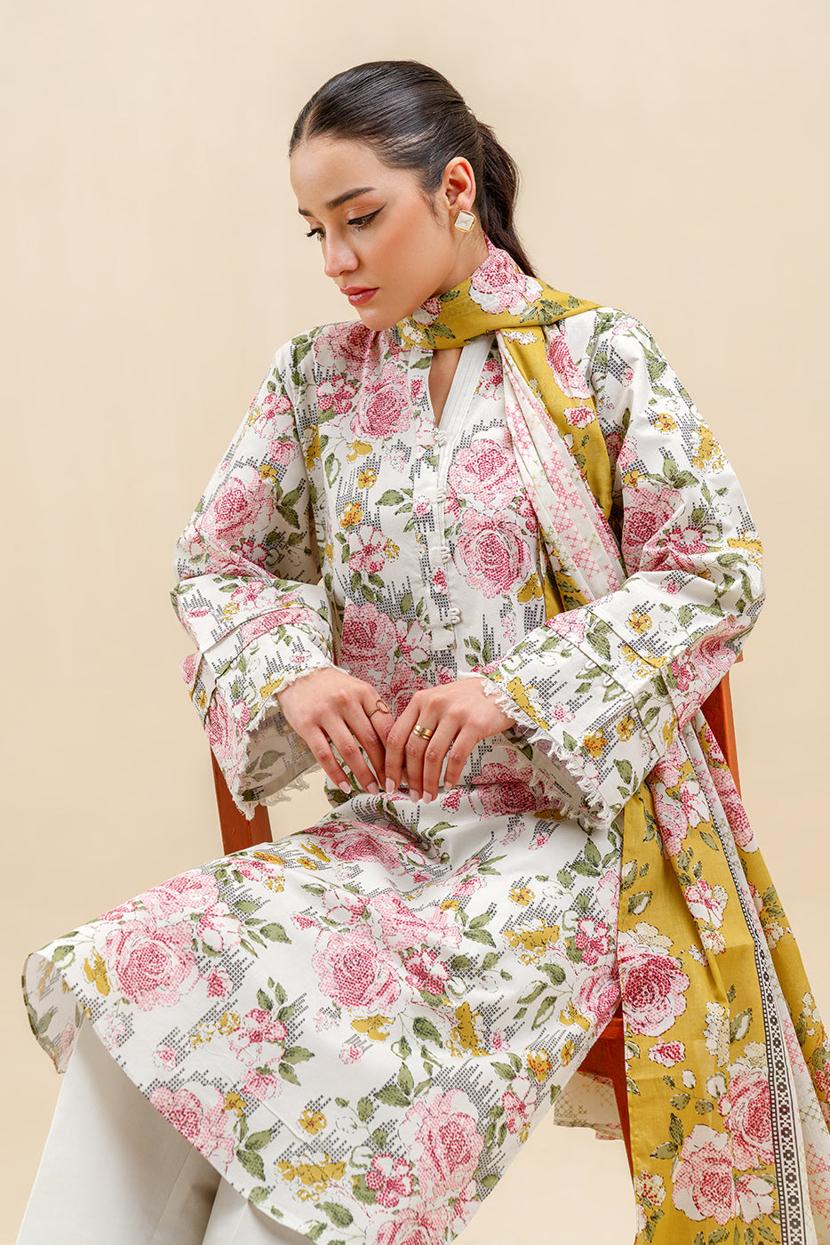 3 PIECE PRINTED LAWN SUIT