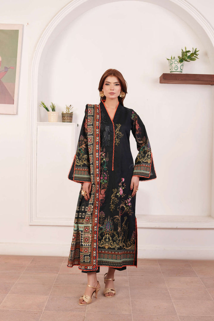 Printed Lawn Unstitched 3 pc