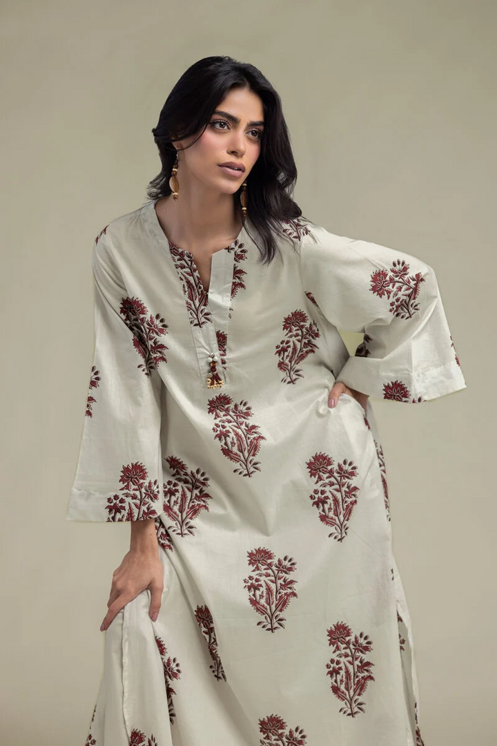 Printed | Cambric Printed Cambric Kurta With Dupatta