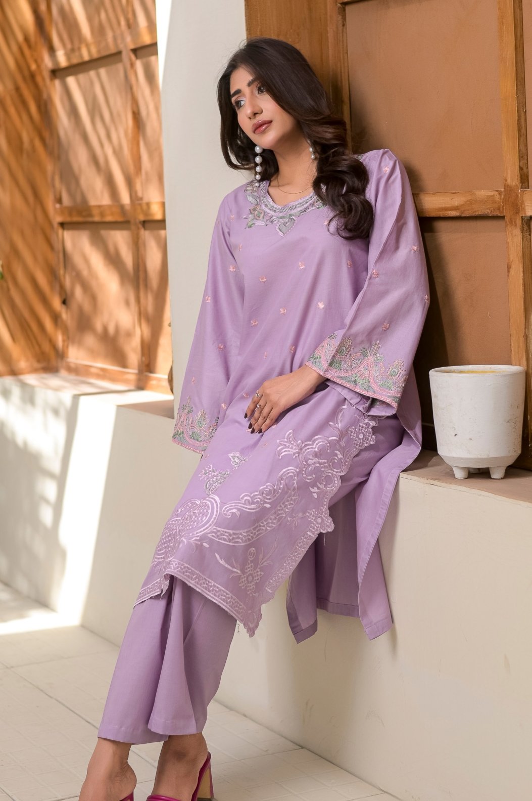 Ready To Wear Embroidered Cotton 2Pc  Collection