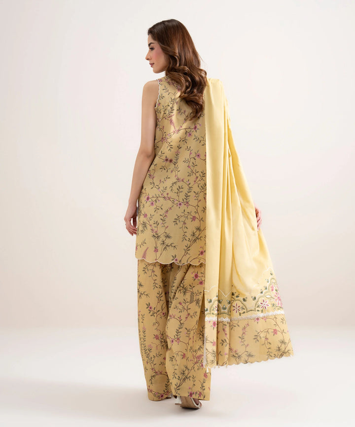 3 Piece - Embroidered Lawn Suit