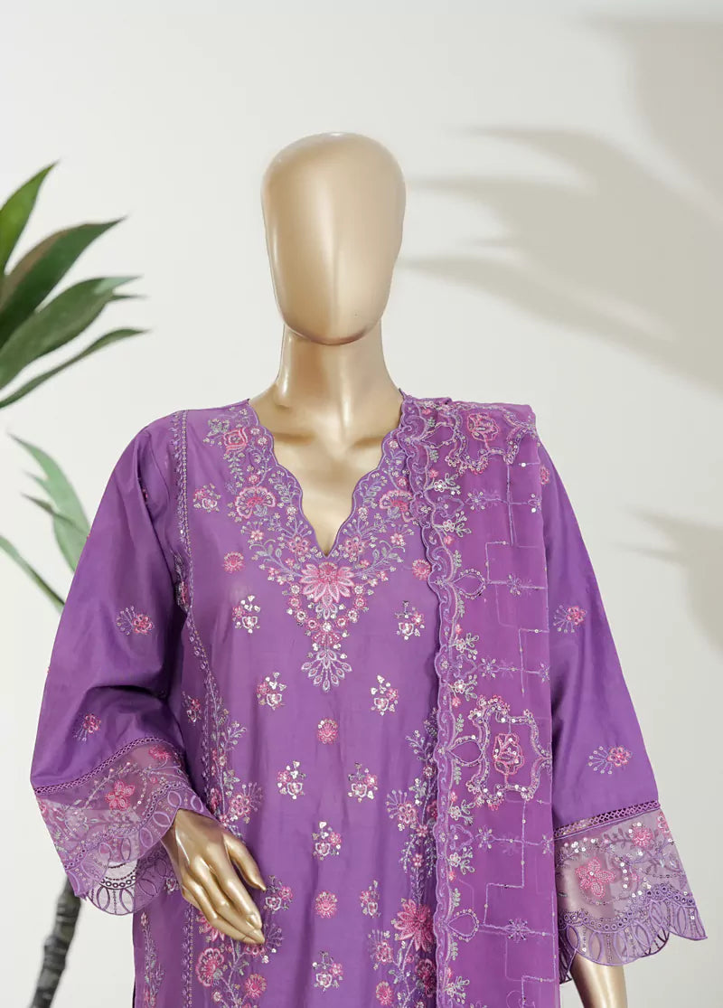 Luxury Embroidered  Lawn 3 Piece