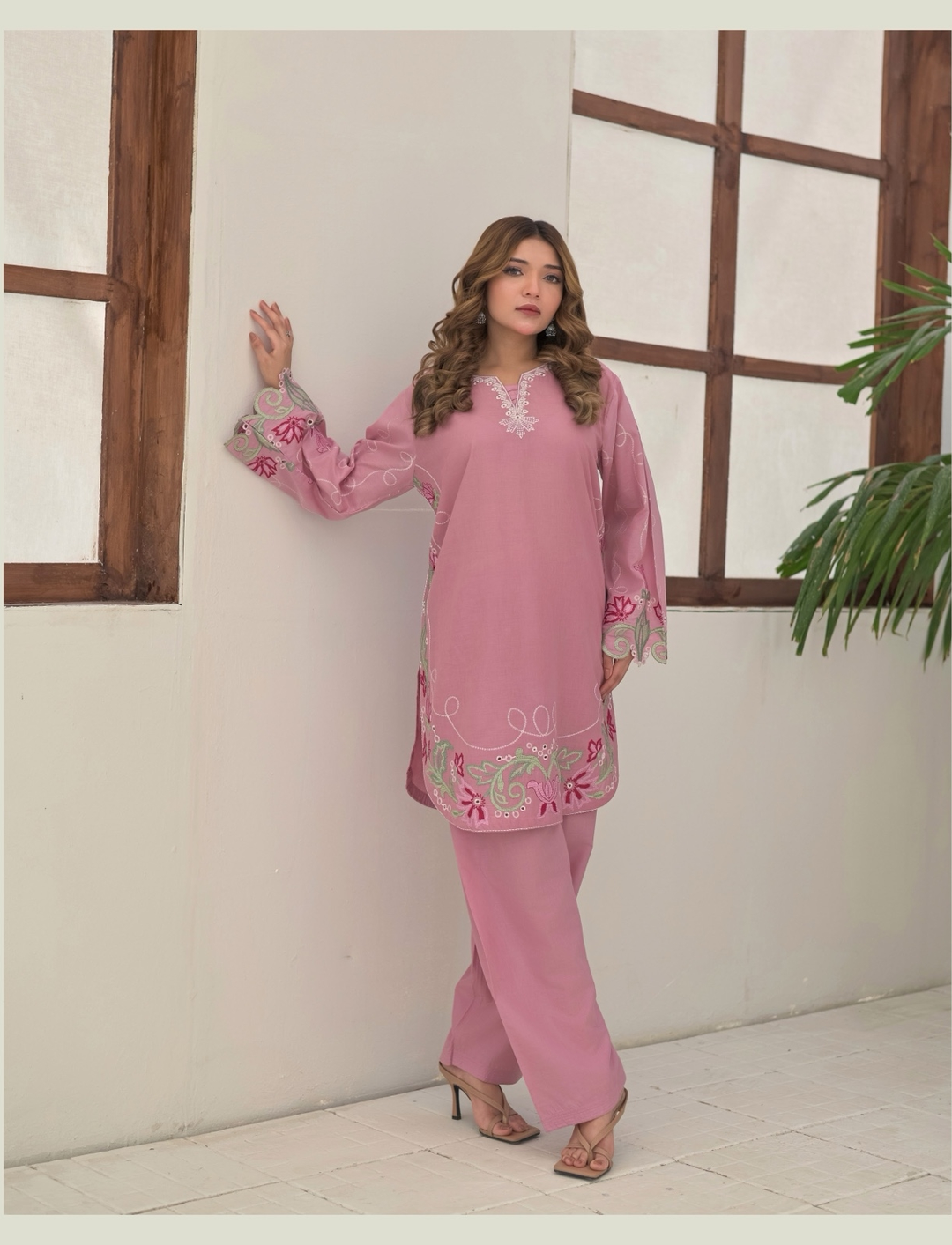 Eshal Cotton Embroidered 2Pc