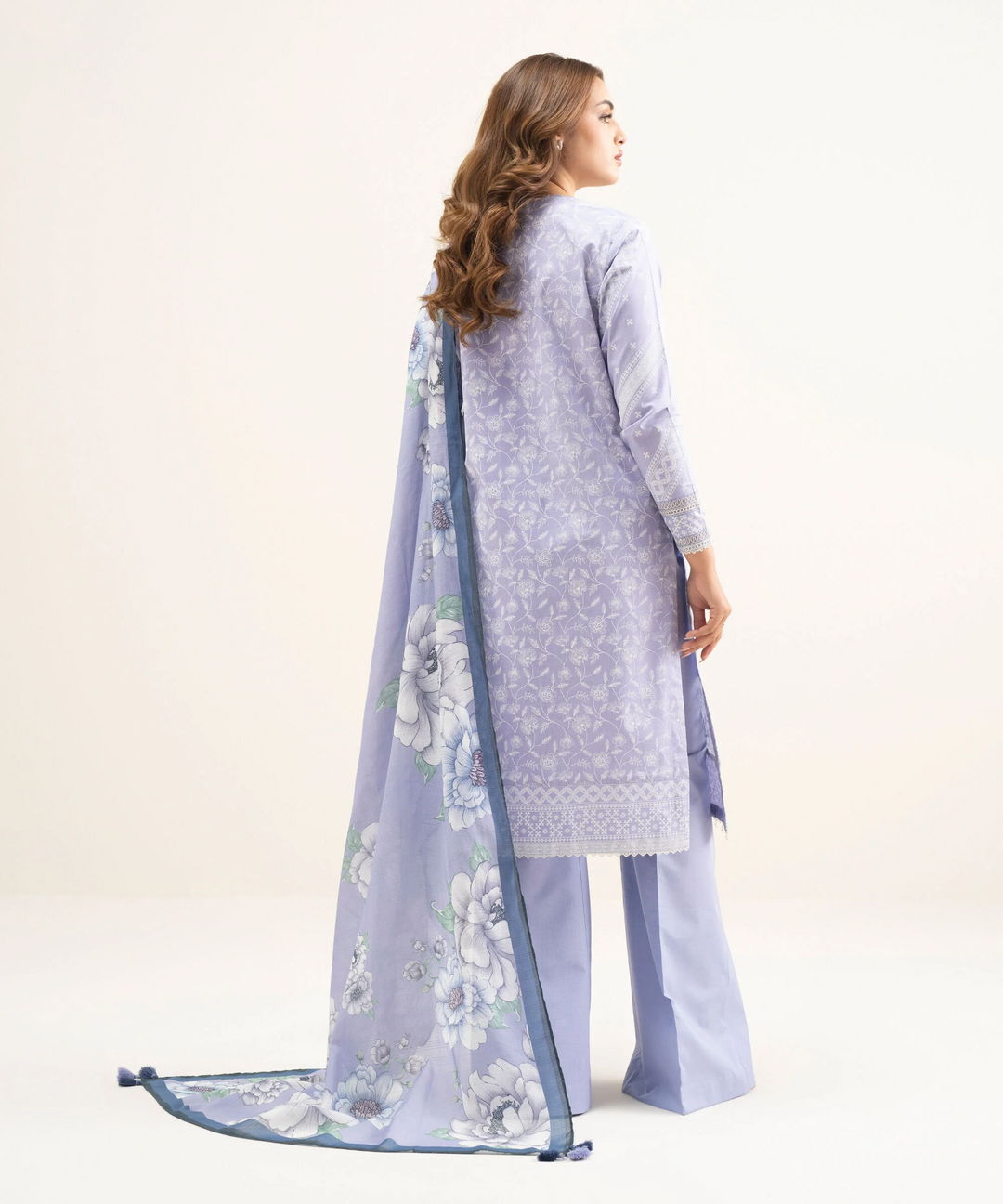 3 PIECE - EMBROIDERED LAWN SUIT