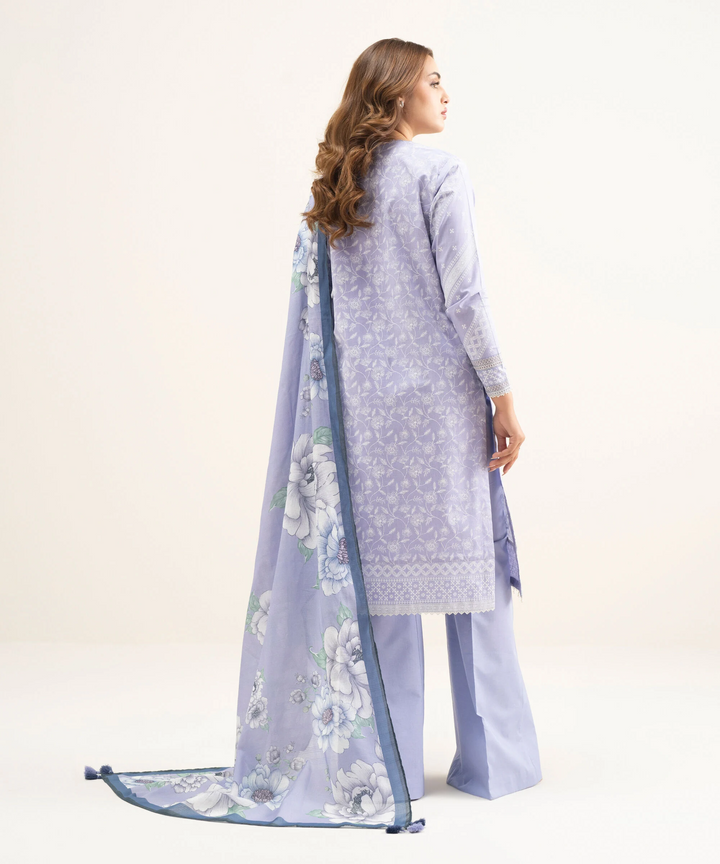 3 PIECE - EMBROIDERED LAWN SUIT