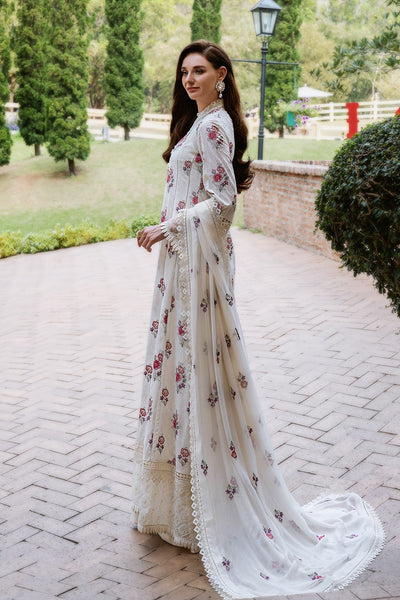 BAREEZE LUXURY LAWN Floral Grace-001