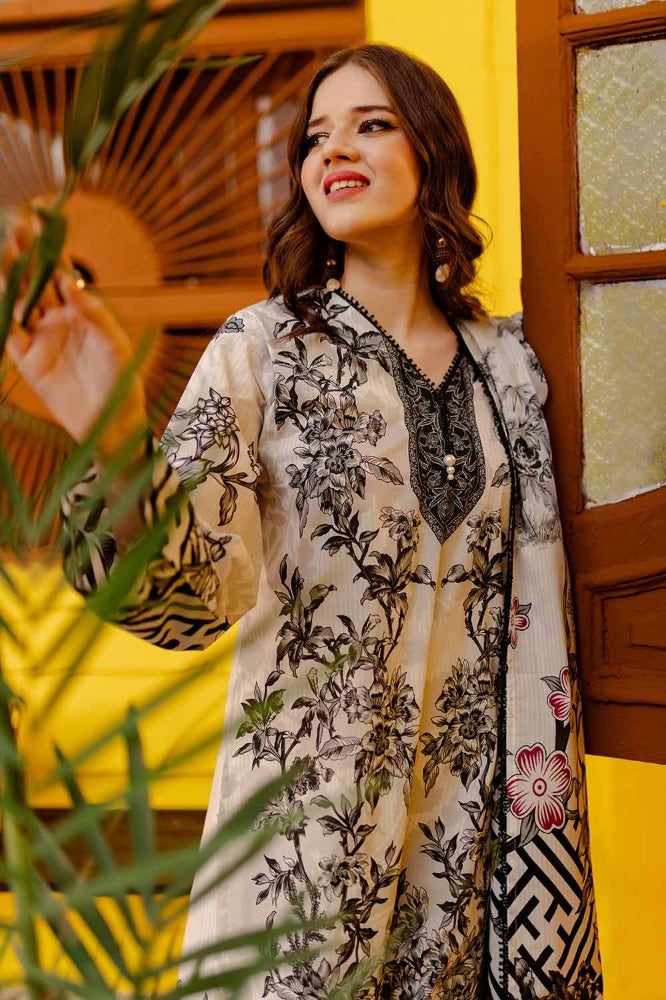 Gul Ahmed Printed Lawn Suit