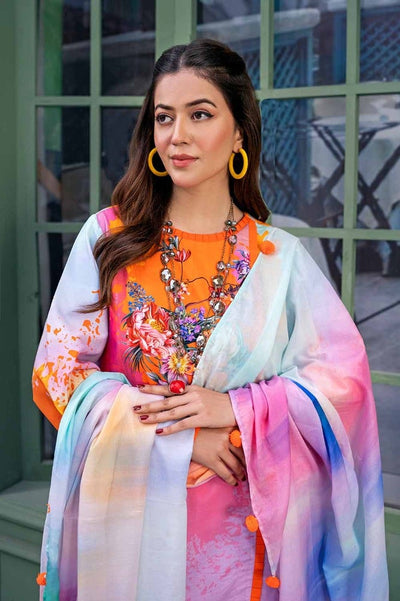 Gul Ahmed Printed Lawn Suit