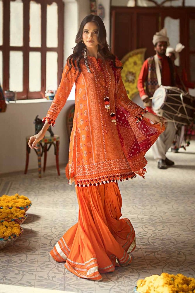 Gul Ahmed Printed Lawn Suit