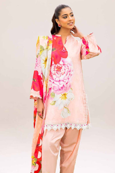 Gul Ahmed 3 Piece Unstitched Printed Lawn Suit CL-42046 B