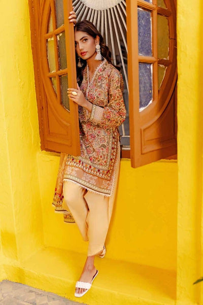 Gul Ahmed Printed Lawn Suit