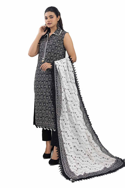 Gul Ahmed 3 Piece Unstitched Printed Lawn Suit CL-42242 A