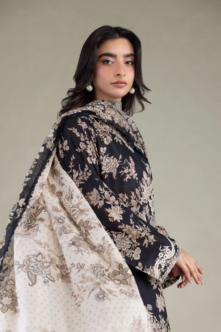 Embroidered | Cambric Fabrics 3 Piece