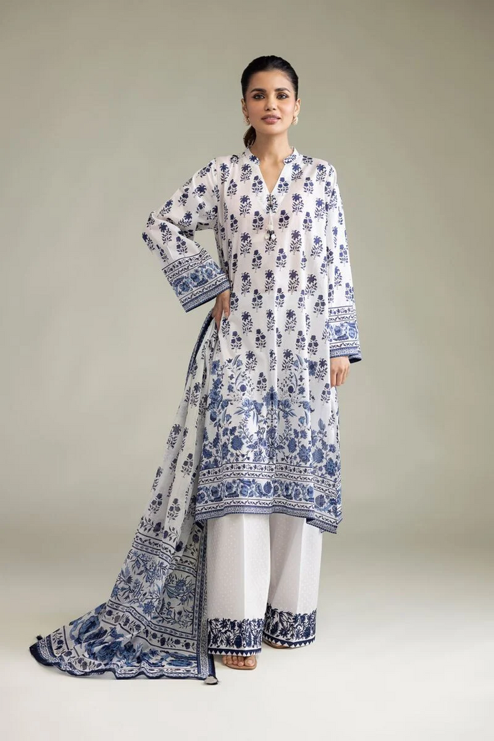 Embroidered | Lawn Fabrics 3 Piece