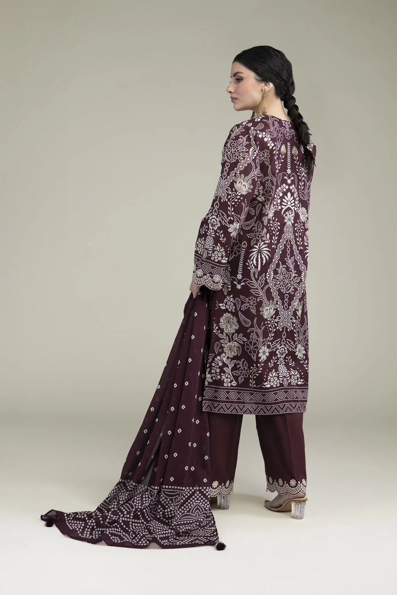 Embroidered | Cambric Fabrics 3 Piece