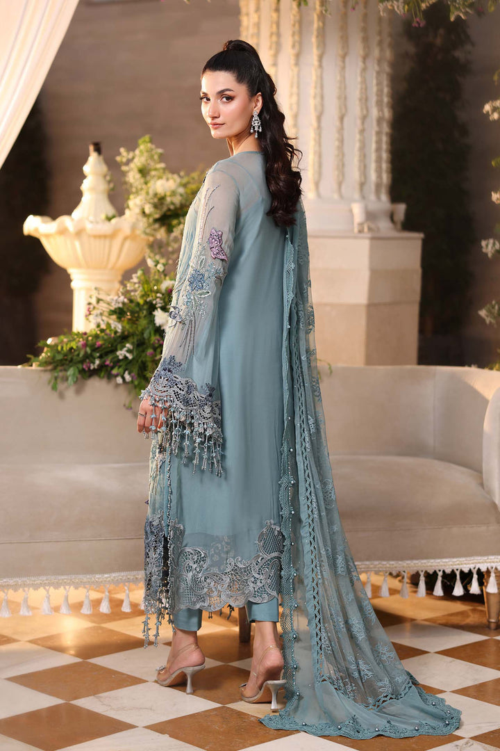Luxury Chiffon Unstitched 3Pc Suit