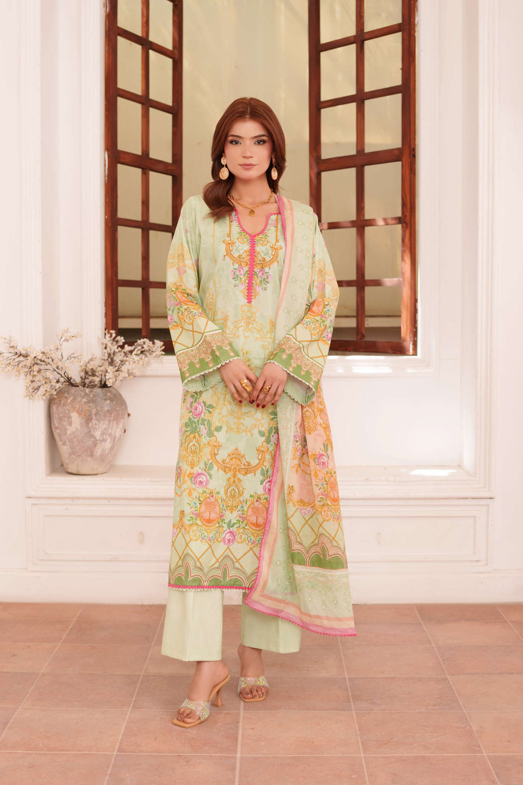 Printed Lawn Unstitched 3 pc