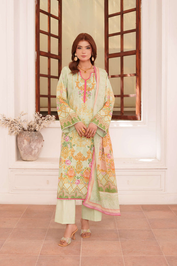 Printed Lawn Unstitched 3 pc