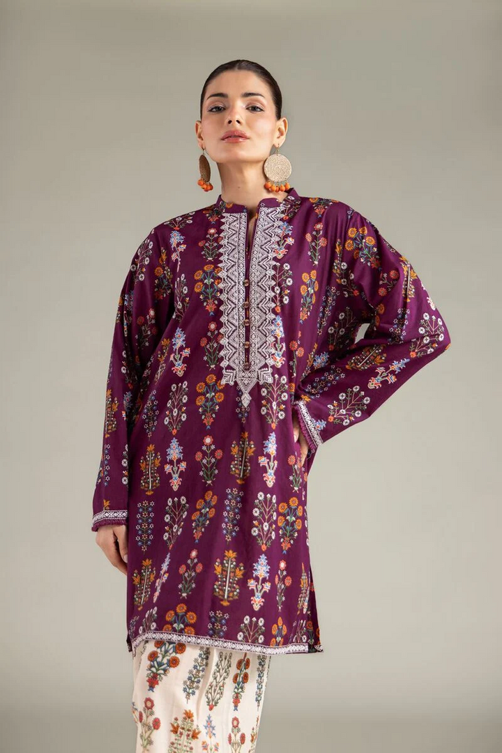Embroidered | Lawn Fabrics 2 Piece | Top and Bottom