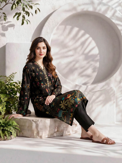 Printed Lawn 1-Piece Shirt - Unstitched