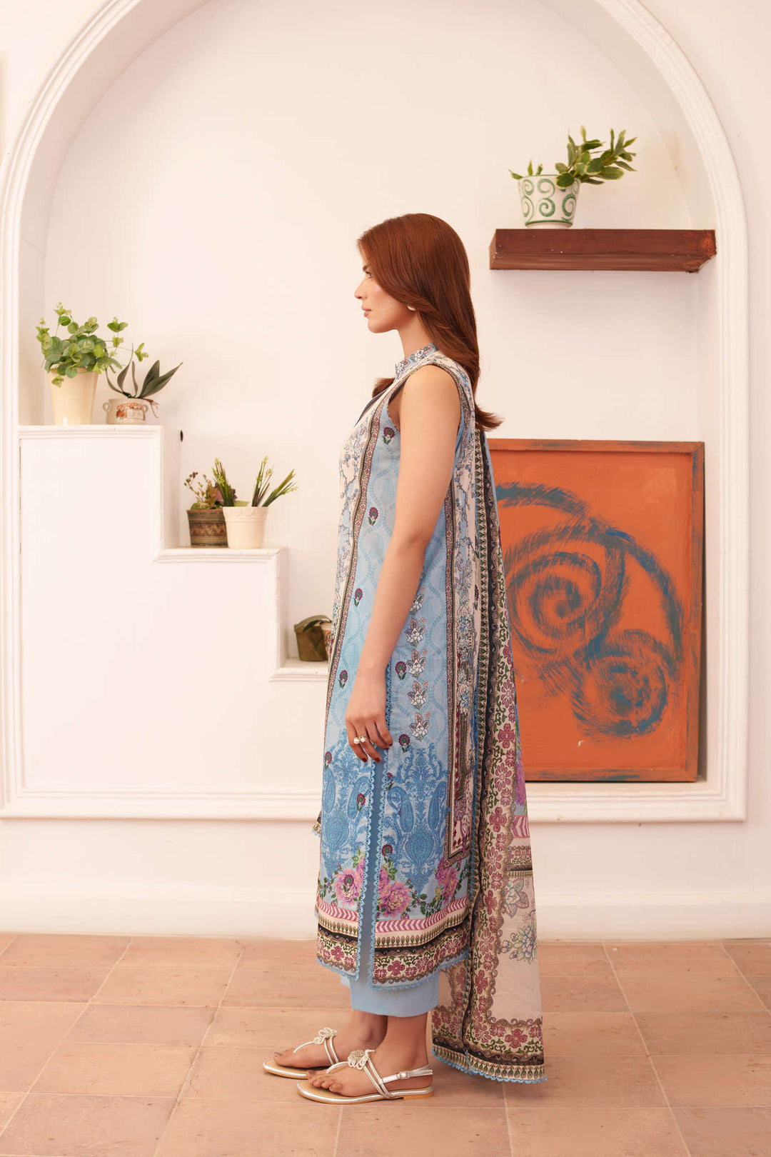 Printed Lawn Unstitched 3 pc
