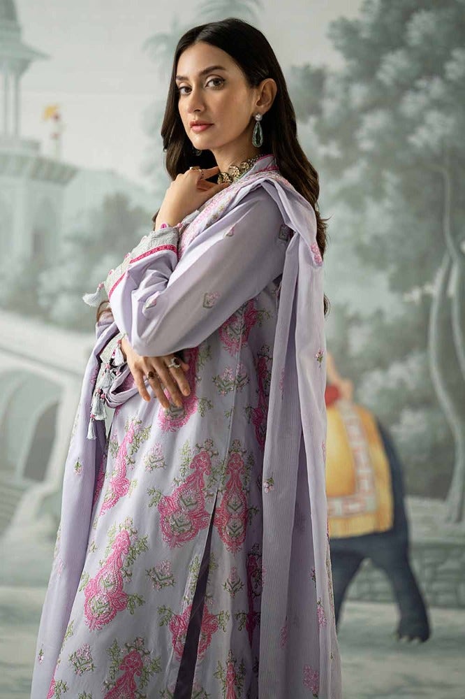 Gul Ahmed Embroidered Lawn Suit