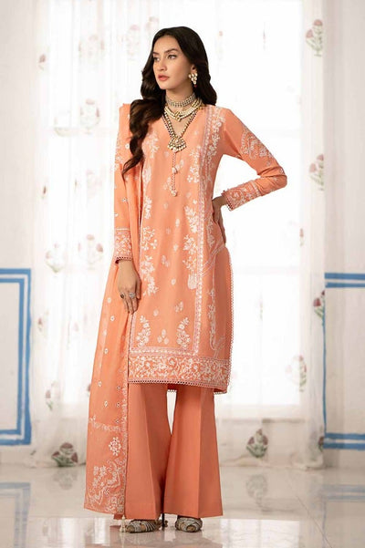 Gul Ahmed Embroidered Lawn Suit