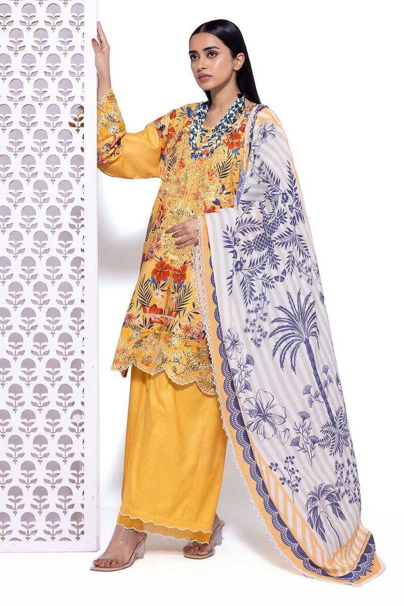 KHAADI UNSTITCHED LAWN 3 Piece DO240810