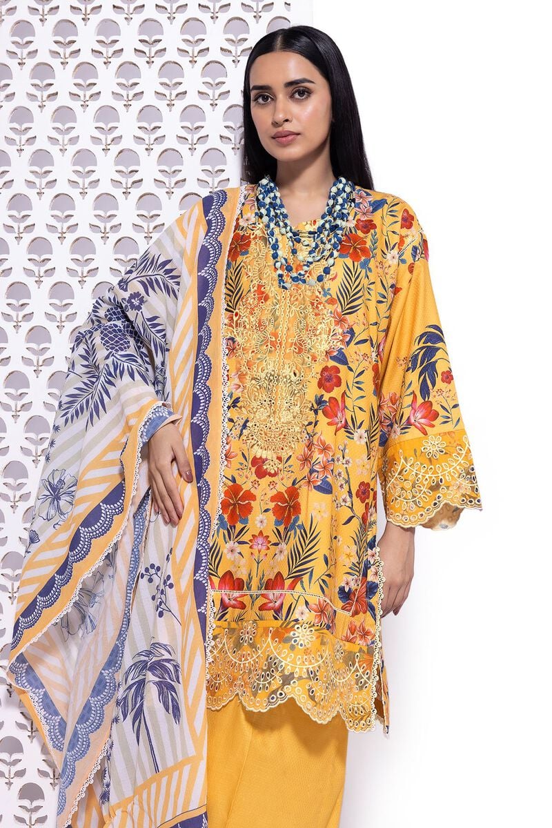 KHAADI UNSTITCHED LAWN 3 Piece DO240810