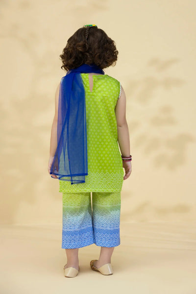 SAPPHAIRE KIDS-Printed Lawn Suit