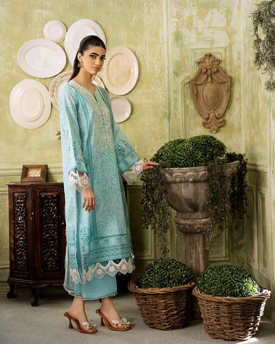 ROHEENAZ FLORA PRINTED LAWN | Mirage