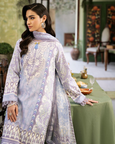 ROHEENAZ FLORA PRINTED LAWN | Lumina