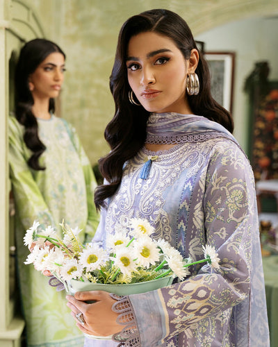 ROHEENAZ FLORA PRINTED LAWN | Lumina