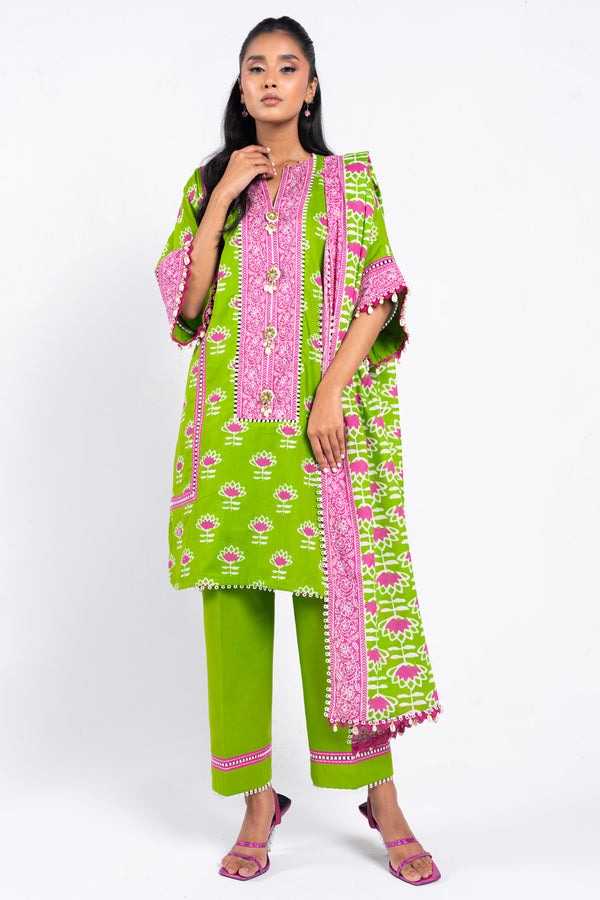 ALKARAM STUDIO Printed Lawn Suit