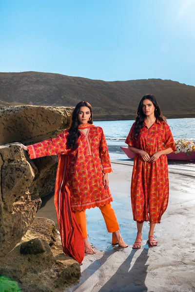 ALKARAM STUDIO PRINTED LAWN SUIT