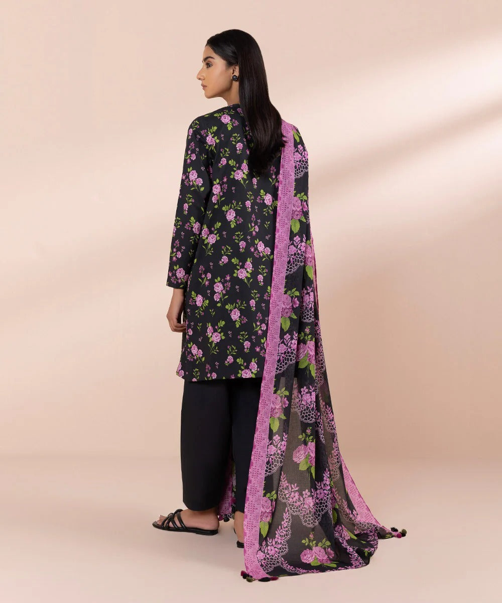 SAPPHIRE 3 PIECE - PRINTED LAWN SUIT