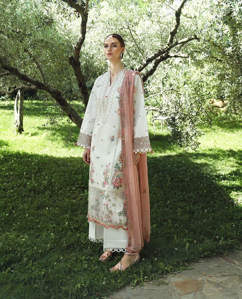 REPUBLIC UNSTITCHED AYLIN LAWN - Camellia