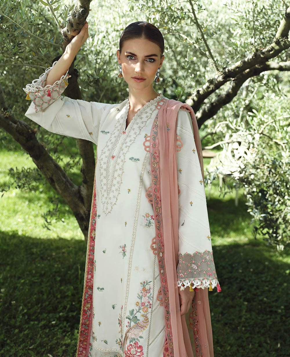 REPUBLIC UNSTITCHED AYLIN LAWN - Camellia