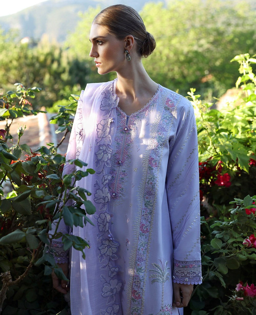 REPUBLIC UNSTITCHED AYLIN LAWN - Mélèze