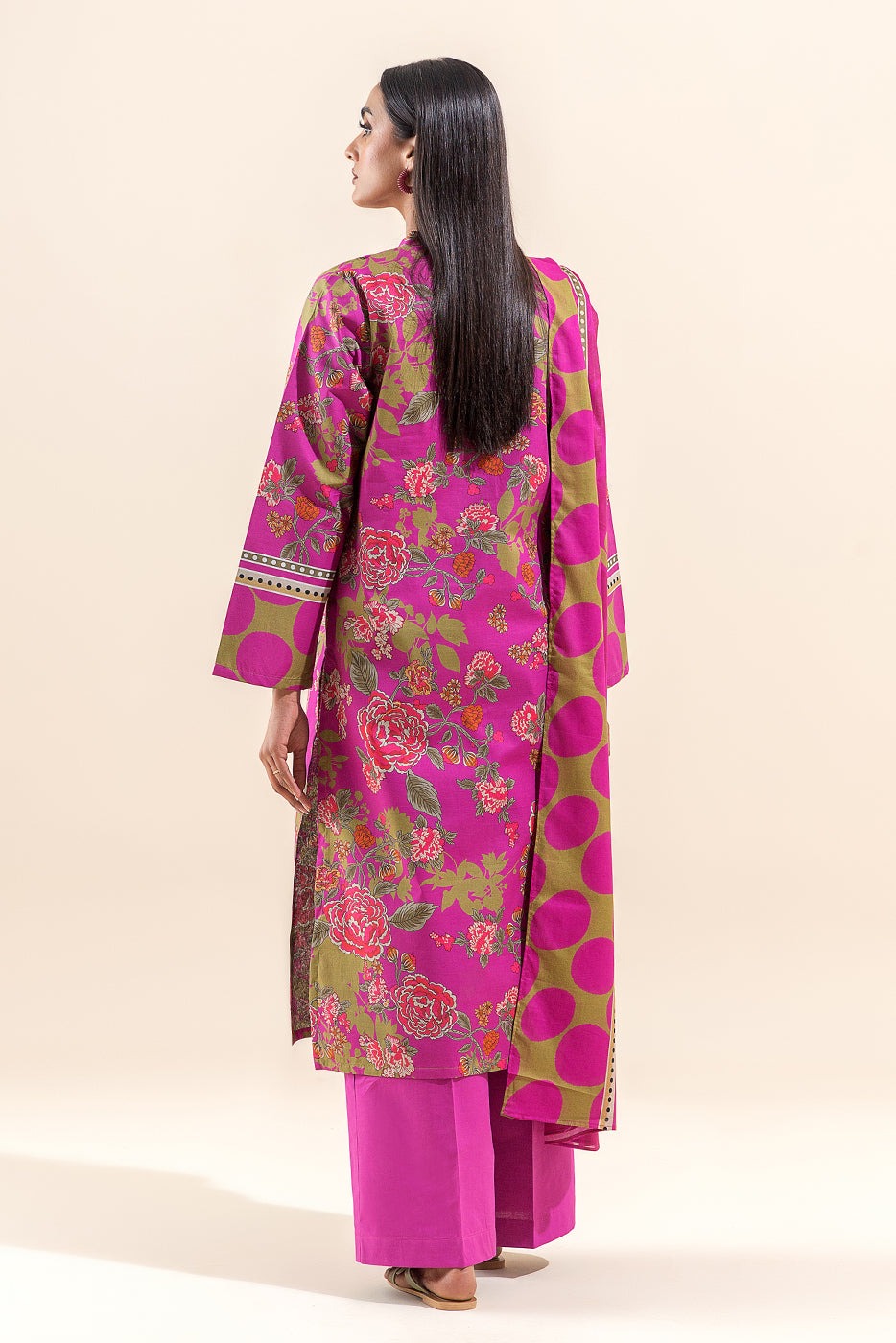 BEECHTREE PRINTED LAWN SUIT-FLORET PUNCH