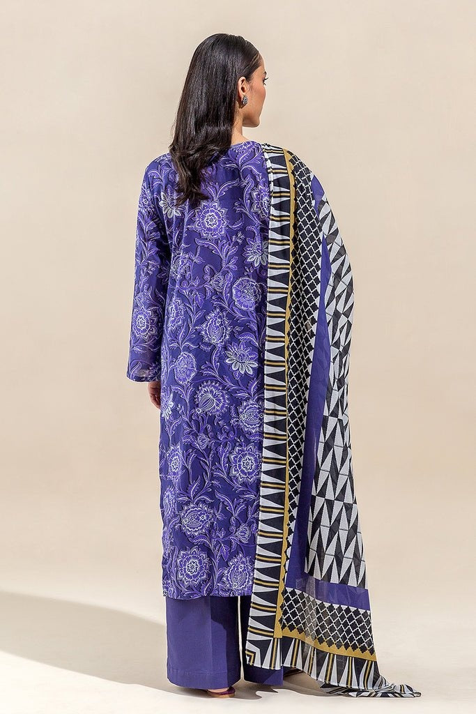 BEECHTREE PRINTED LAWN SUIT-JACOBEAN HAZE