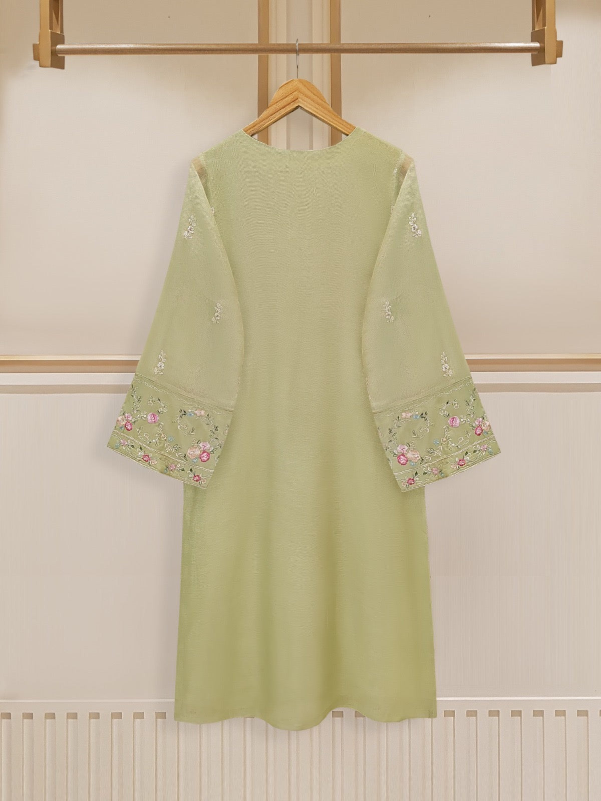 AGHA NOOR Pure Cotton Net Embroidered Suit 3 PC