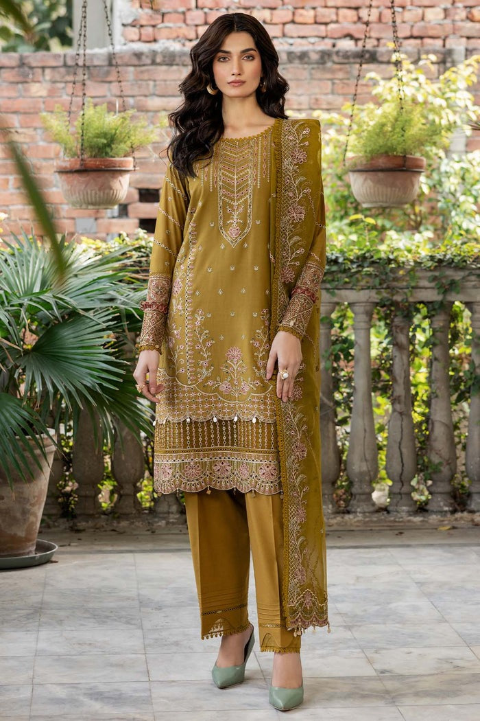 FARASHA EMBROIDERED LAWN-Summer Bloom