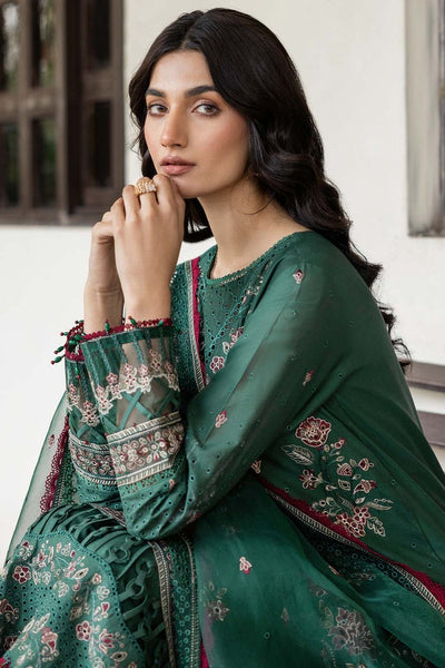 FARASHA EMBROIDERED LAWN-Azure Grace