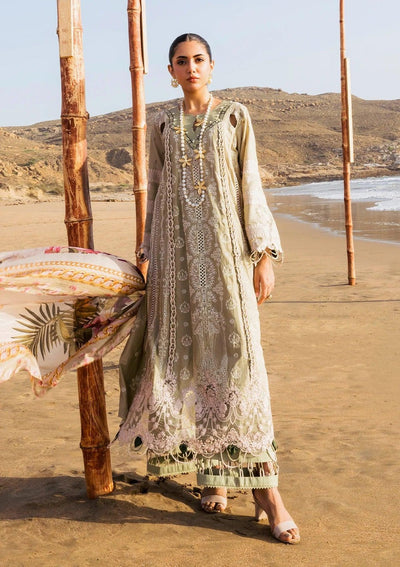 ELAF Luxury Embroidered Lawn EHK-08 Pur Shokh